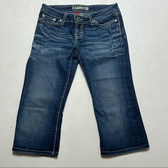 BKE | Stella Stretch Denim Capri’s - Picture 1 of 7